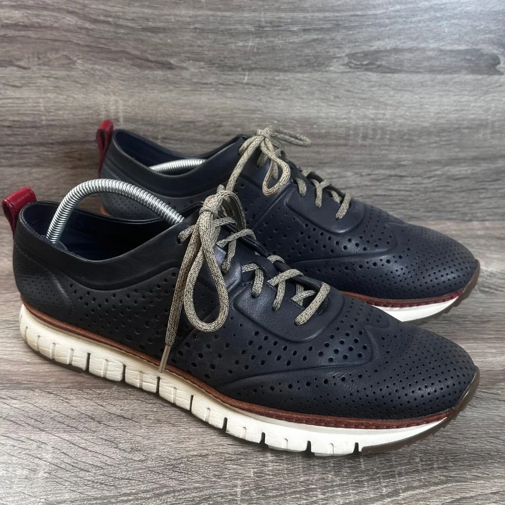 Cole Haan Zerogrand Shoes Mens 12 Leather Wingtip Oxford C21567 Grand.OS READ